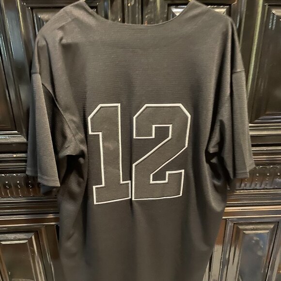 Texas A&M Adidias Authentic Black Out Jersey Mens M - Picture 5 of 5